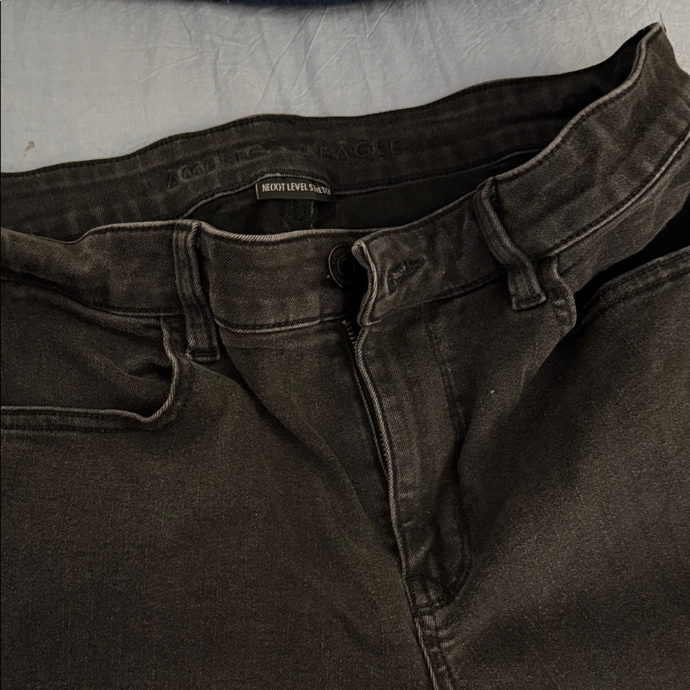 American Eagle Outfitters Women’s Black Skinny Jeans Size 14 short